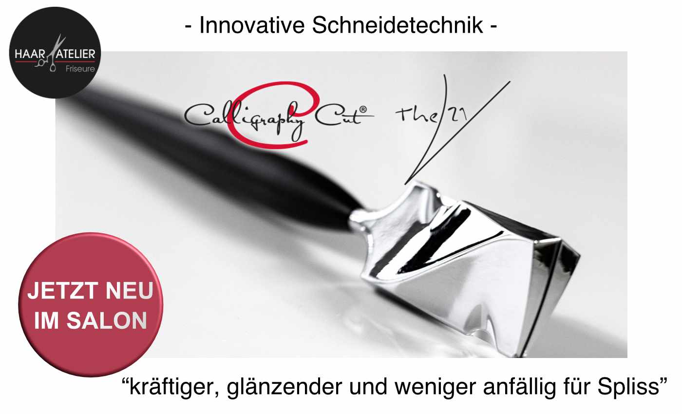 Calligraphy Cut im Haar-Atelier Friseure Calligraphy Cut im Haar-Atelier Friseure - mehr erfahren