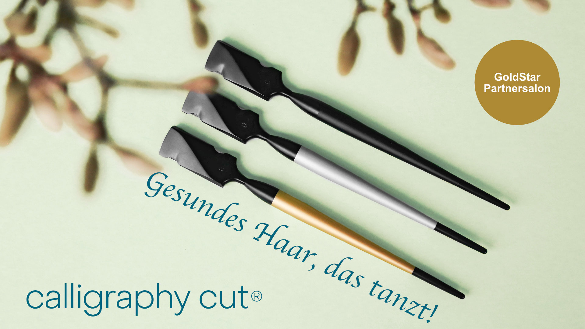 Bild zeigt den Salon als GoldStar Partnersalon von Calligraphy Cut
